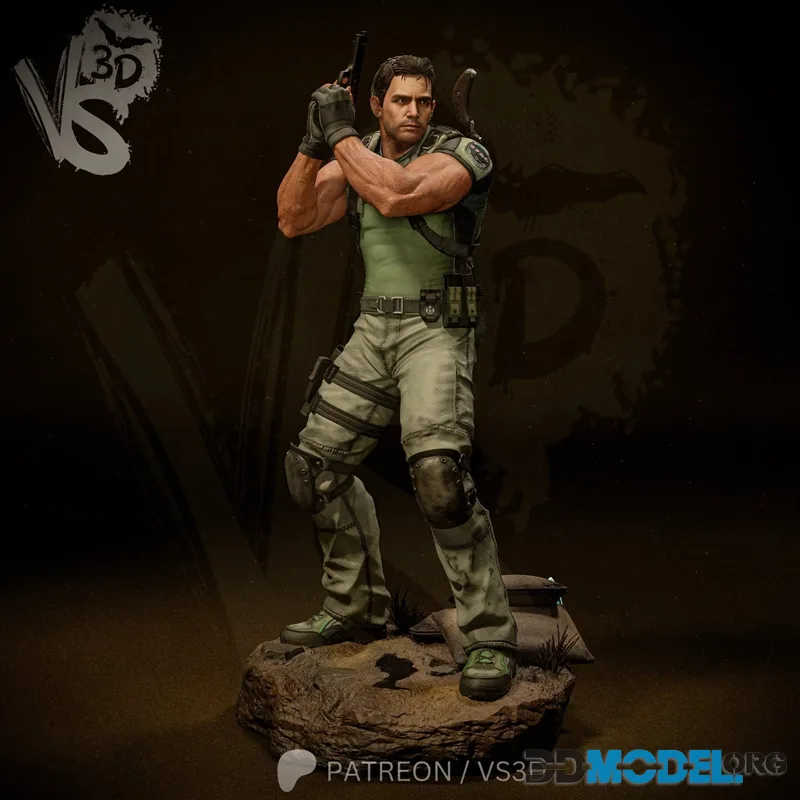 VS3D - Chris Redfield – Printable