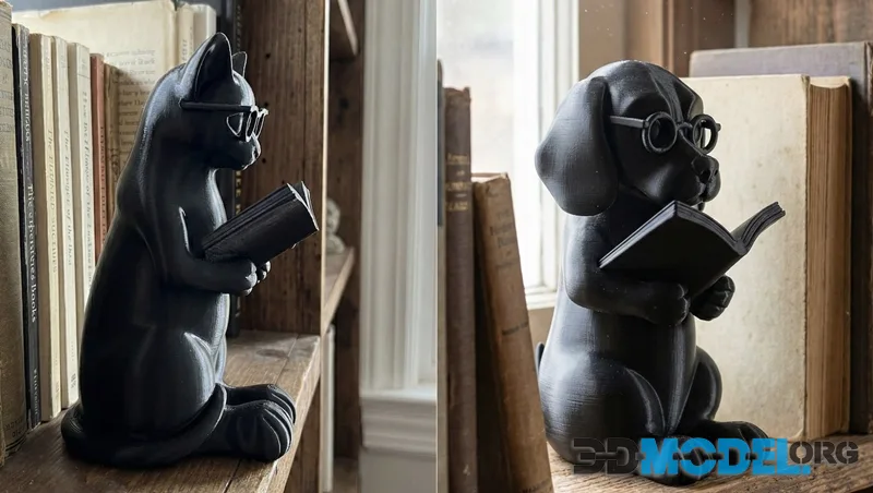 The Intellectual Cat and The Intellectual Dog – Printable