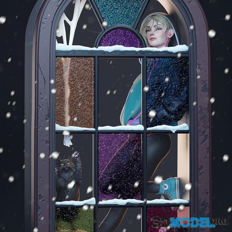 CA 3D Studios - Spider Gwen – Printable
