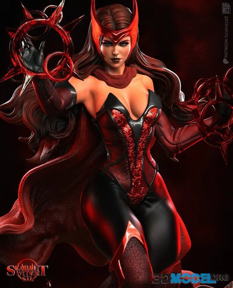 Soarez 3d - Scarlet Witch – Printable