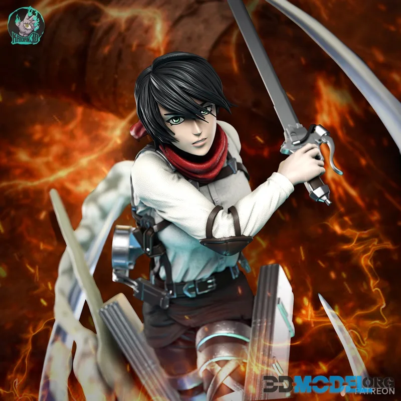 Kaidan - Mikasa Ackerman – Printable