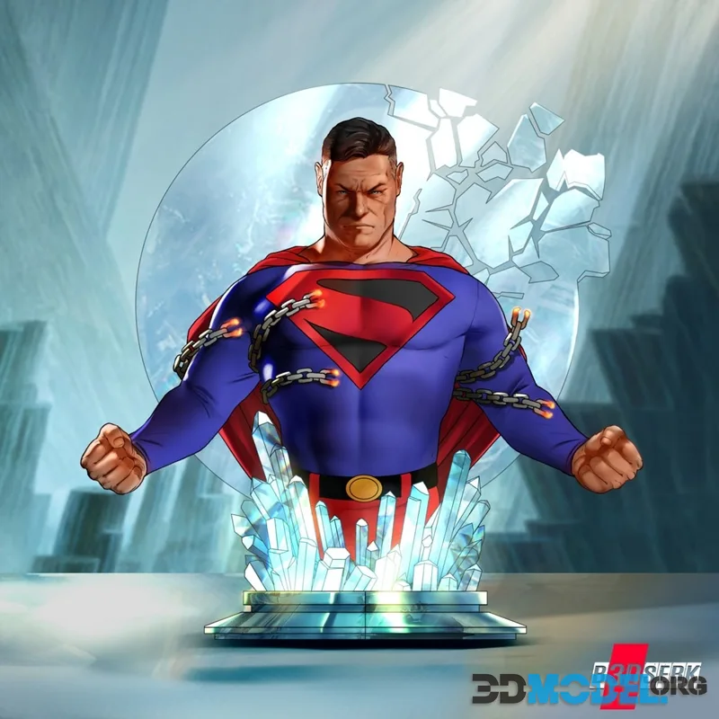 B3dserk - Superman Kingdom Come Portrait Bust – Printable