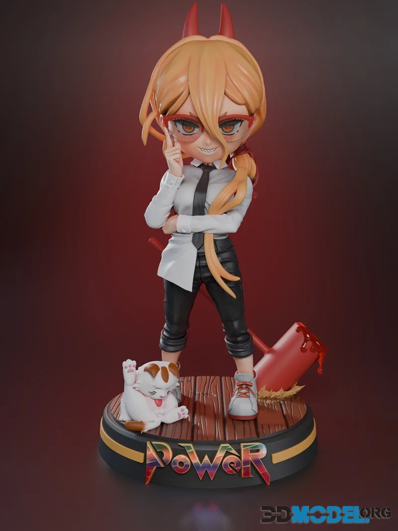 Chibi Station - Power Chainsaw – Printable