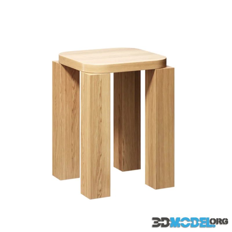 Atlas Stool Side Table by New Works