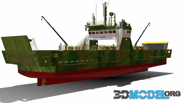 Barcaça De Transporte Fluvial Cfn $10 (PBR)