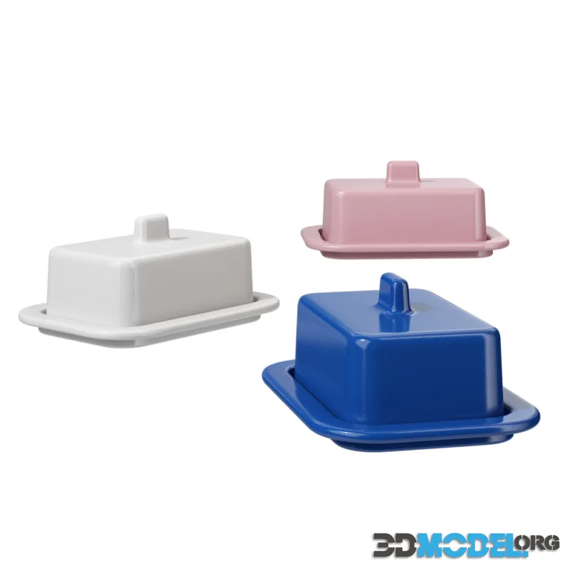 Barro Butter Dish by Hay
