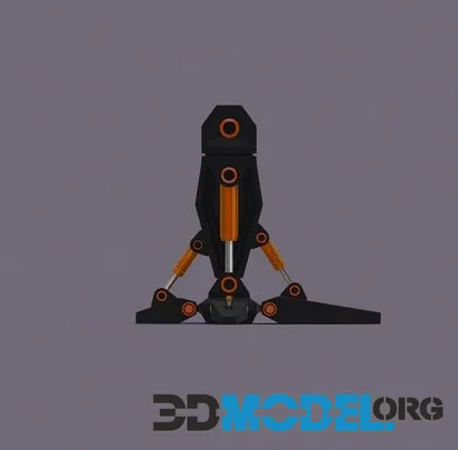 Basic Landing Gear Animation (PBR)