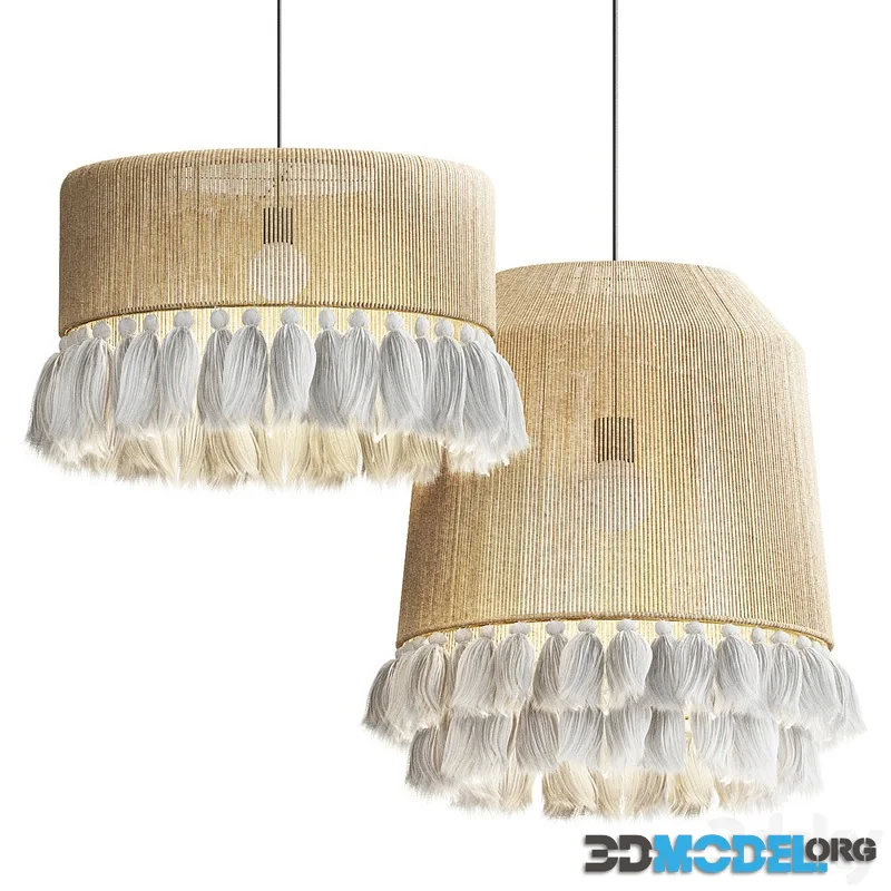 Boho Tassel pendant lights