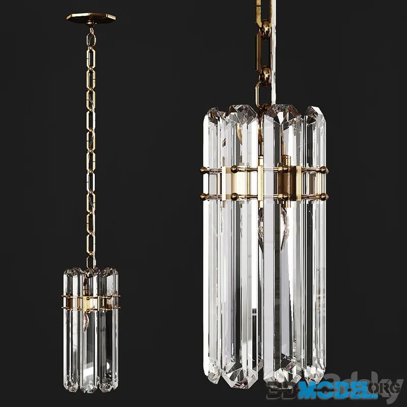 BONNINGTON SMALL PENDANT Brass