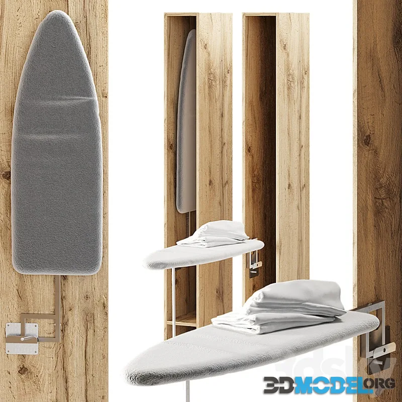 Built-in Flex Ironing Board from Shelf On