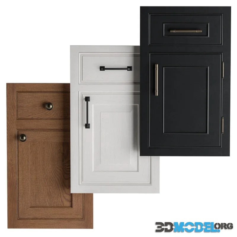Cabinet Door Set 04 (kitchen facades)