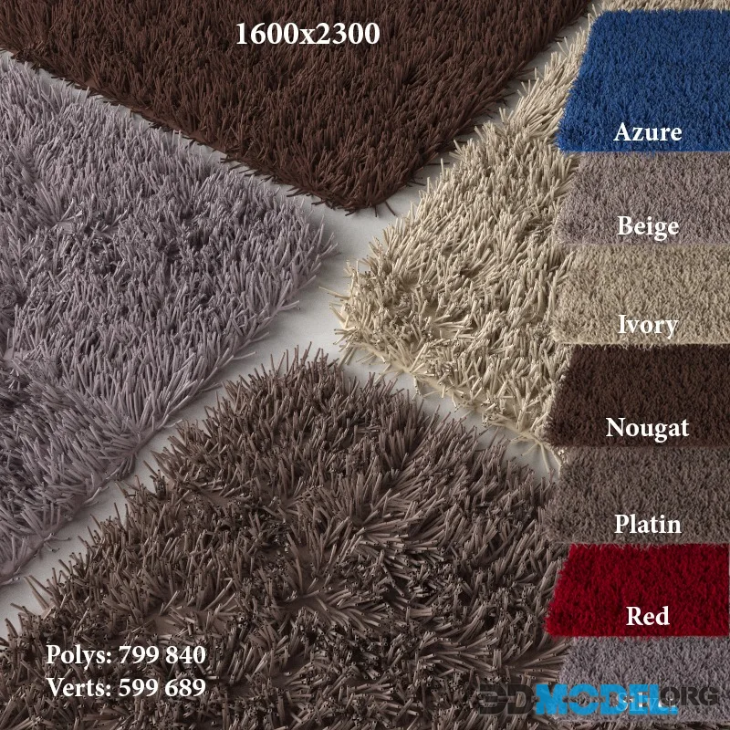 Carpet 1600h2300 Collie (7 colors)
