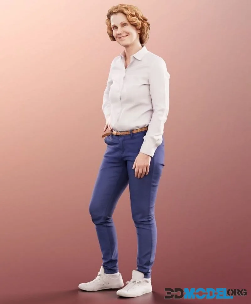 Casual Woman Standing (PBR)
