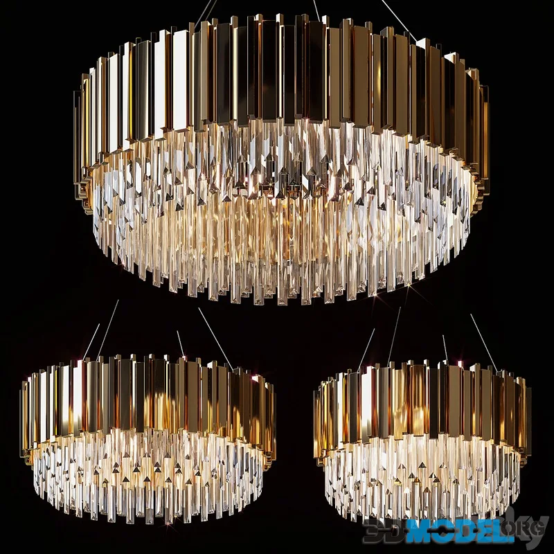 Chandeliers Empire Suspension Mondo 80cm, 100cm, 120cm