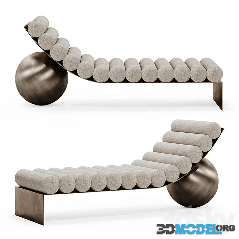 Couch Anna Karlin – Curved chaise