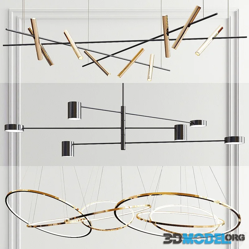 Esprit Ambient Ring Chandelier - 3 type