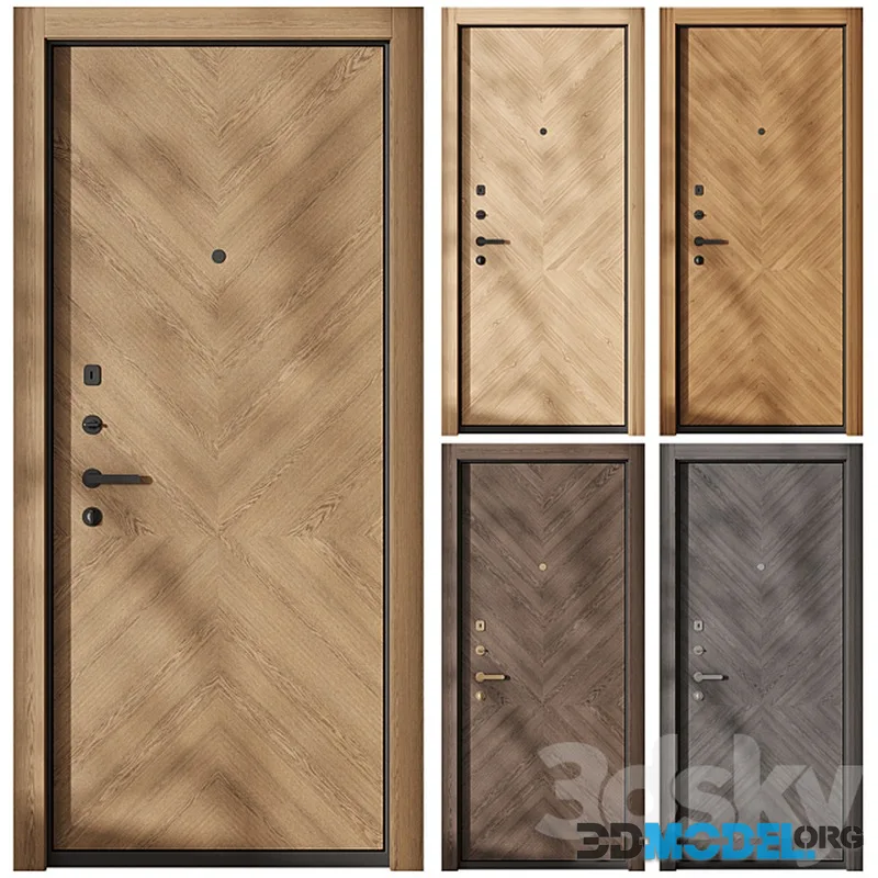 Guardian entrance door with decorative panel Alliance