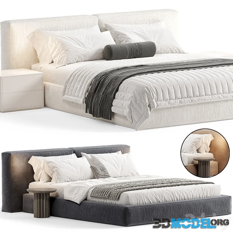 Halo Modern Bed By Elmalekfurniture