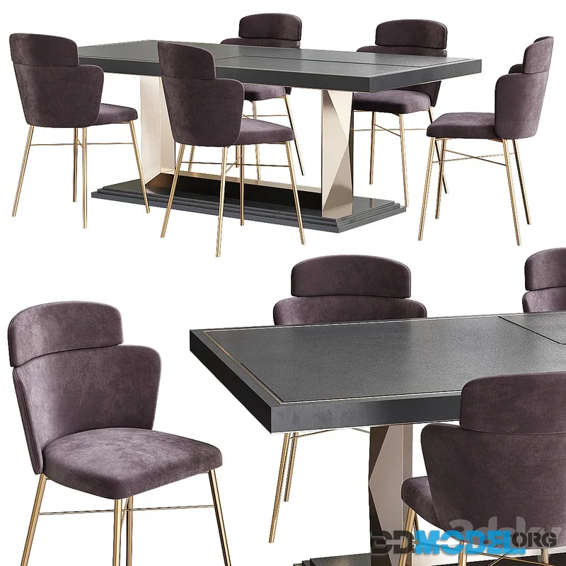 III BRONZE DINING TABLE BY KAMINI EZRALOW