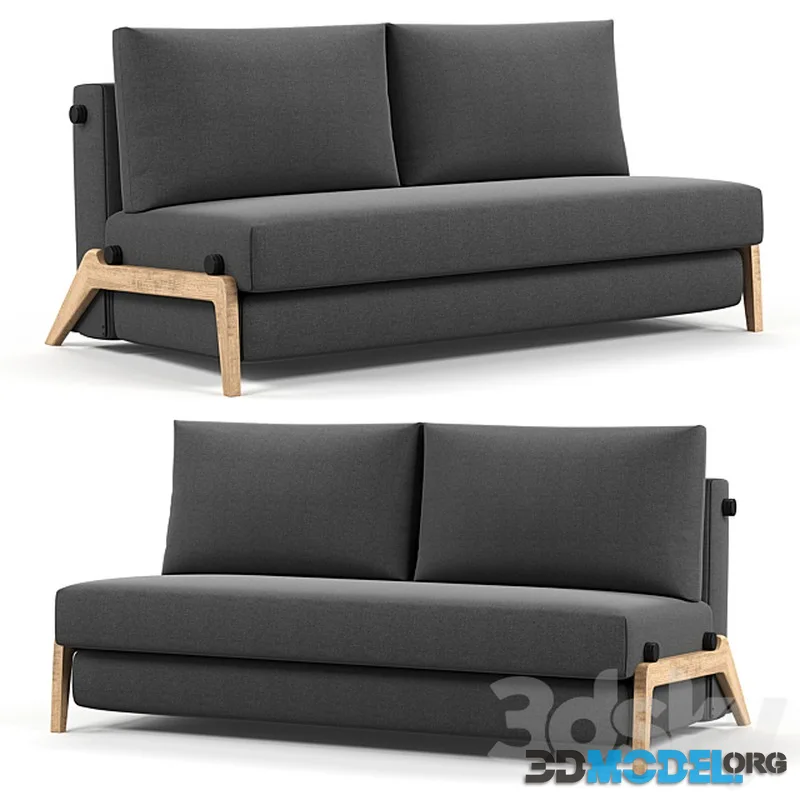 Innovation Living ILB 500 160 Sofa Bed Lacquered Oak