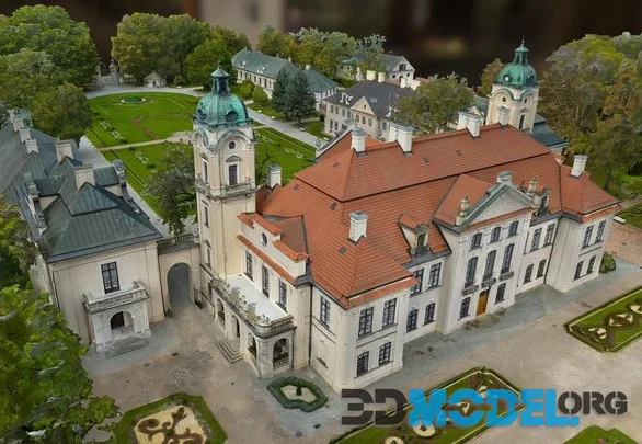 Kultura3d   Zamoyski Palace In Kozlowka, Poland (PBR)