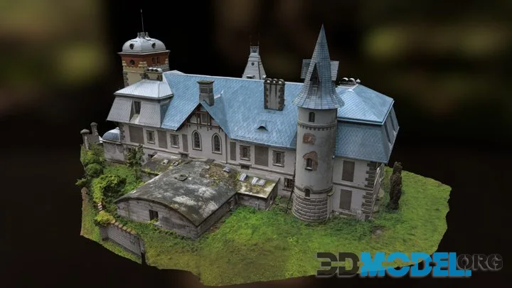 Kultura3d   Zamoyski Palace In Trzebień, Poland (PBR)