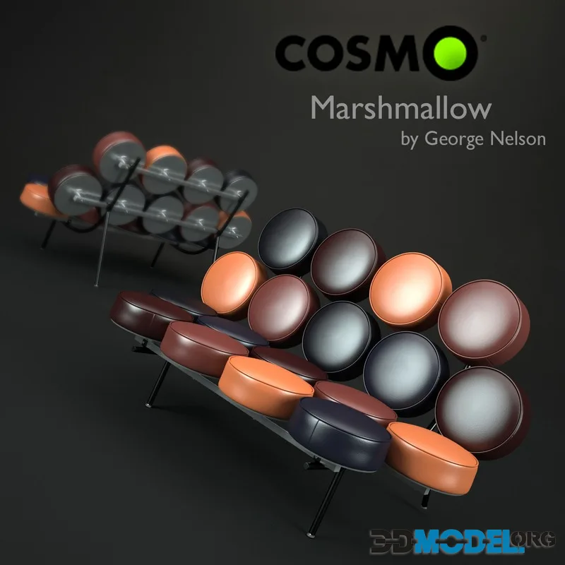 MARSHMALLOW George Nelson sofa