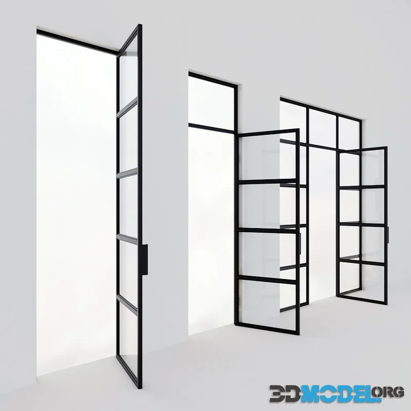 Metal doors in Loft style