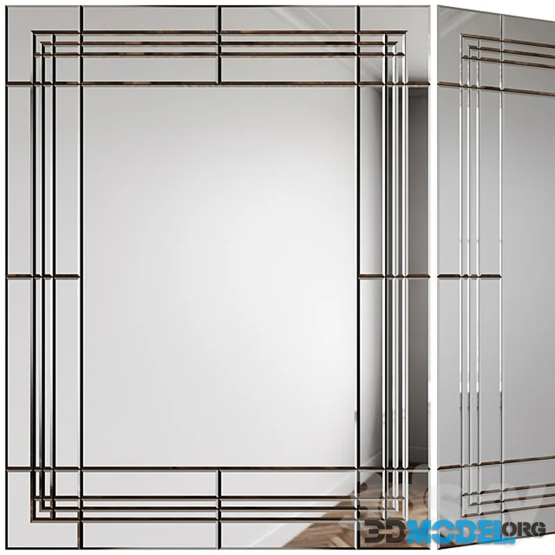 Mirror with Bevels Mirror 01