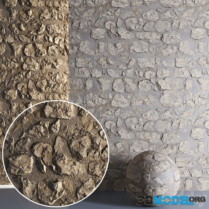 Mrf Brown Wall Stone 01