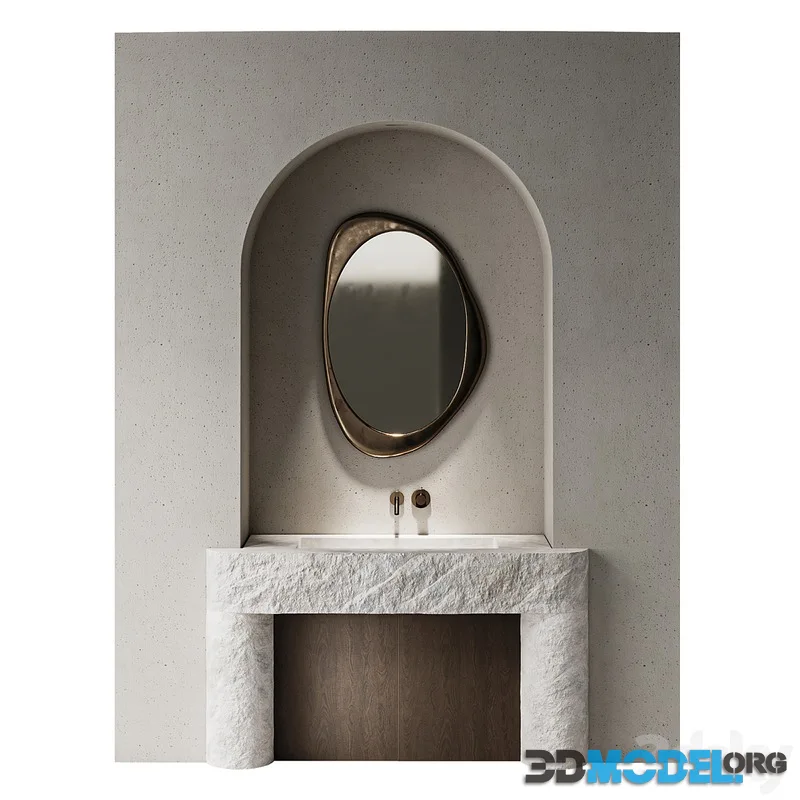 Natural stone washbasin 02