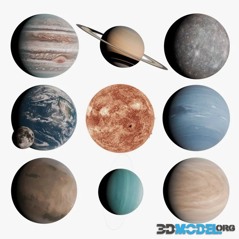 Photorealisctic Solar System (PBR)