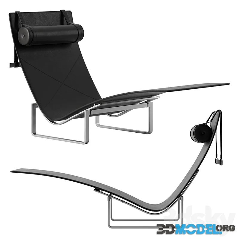 PK24 chaise longue by Fritz Hansen