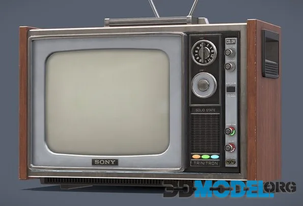 Retro 70S Sony Trinitron CRT TV (PBR)