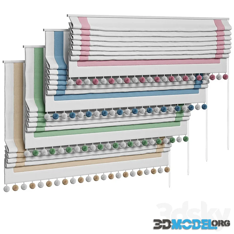 Roman blinds for children’s room 04