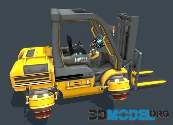 Sci Fi Hover Forklift (PBR)