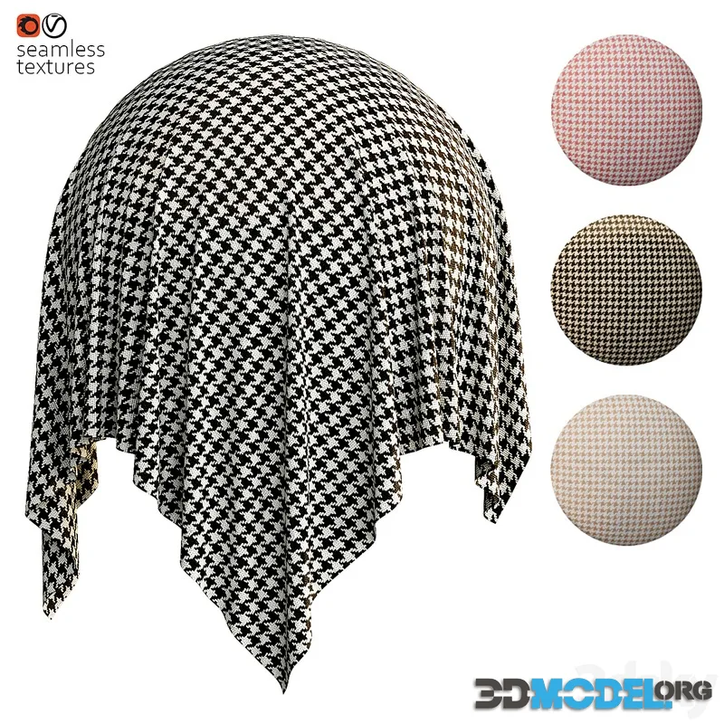 Seamless material Houndstooth