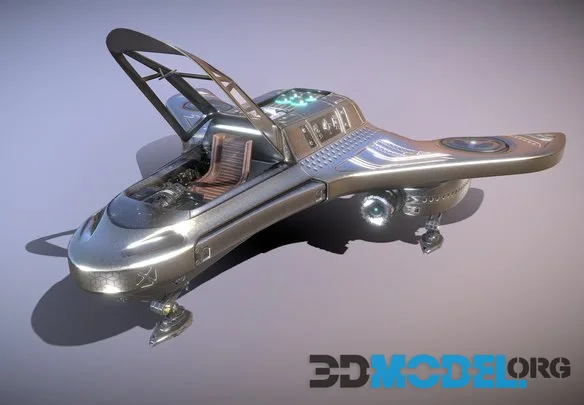 Spaceshipspacefighter Animated (PBR)