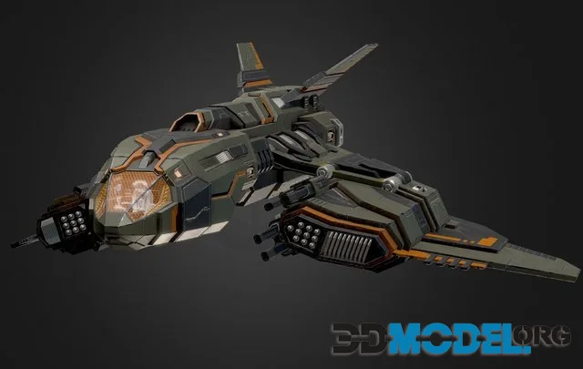 Sparrow Light Figther (PBR)