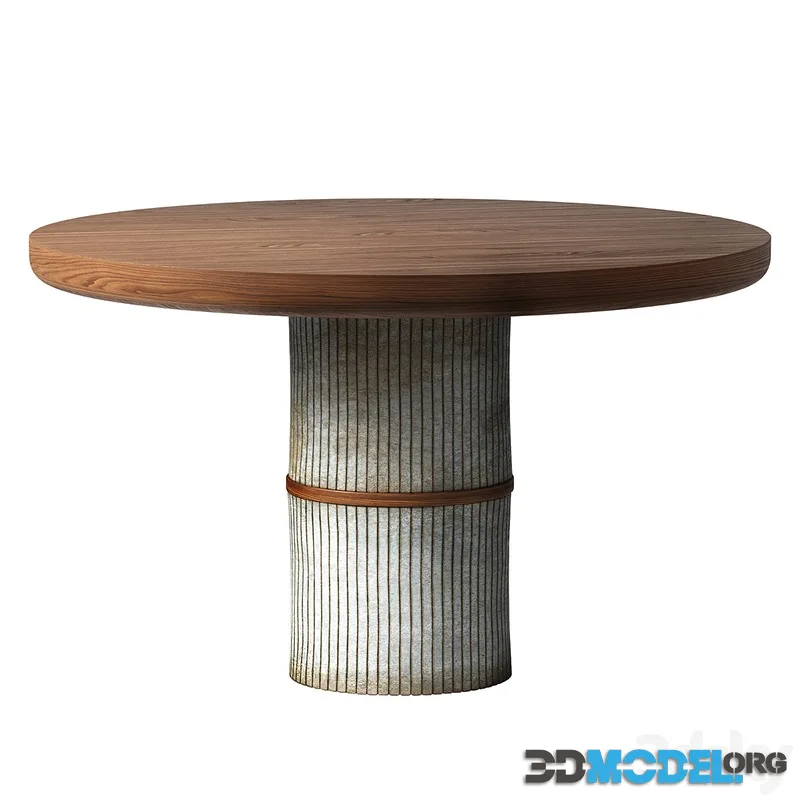 Stone and wood table Stone table