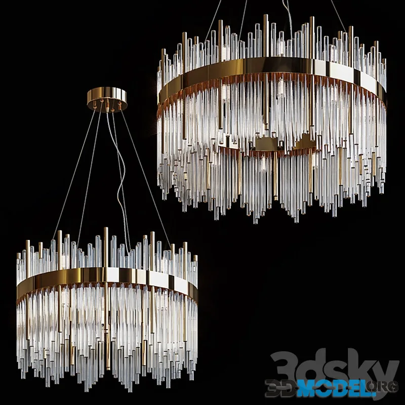 Suspended chandeliers Acapulco
