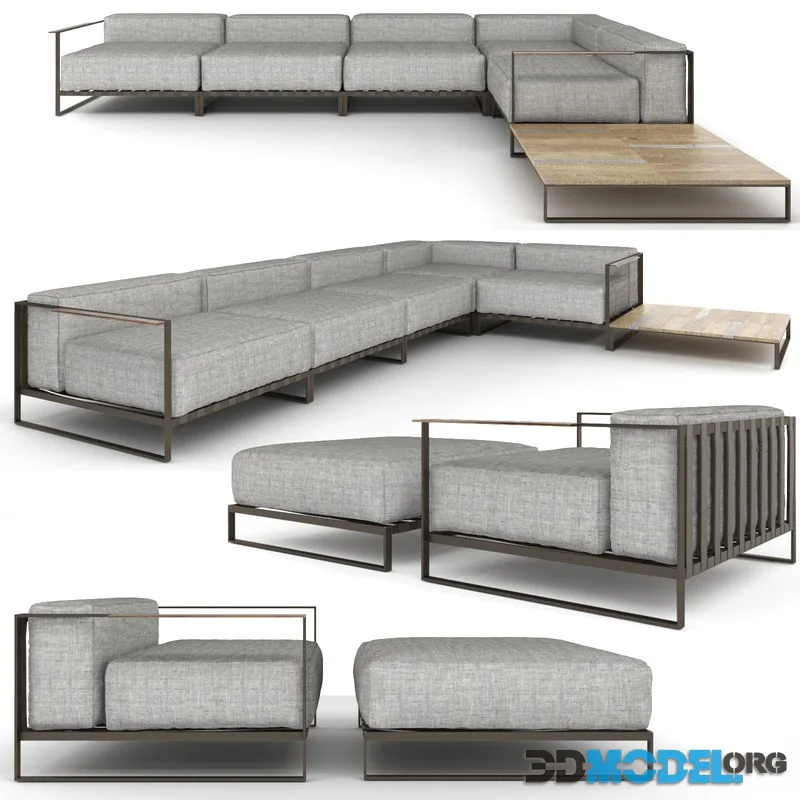 Talenti Casilda sofa, armchair and table