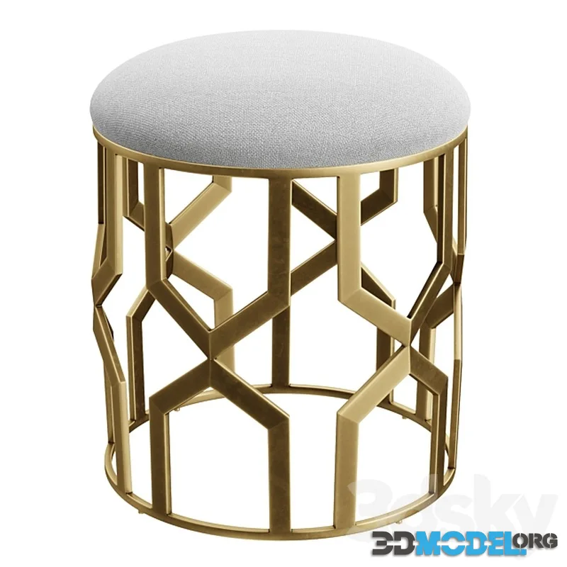 Trellis Accent Stool