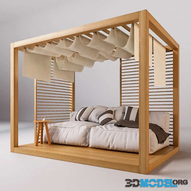 Wooden gazebo 001