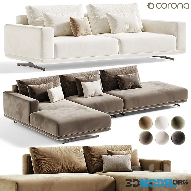 ZILLIS Corner Sofa Set, Modular Sofa