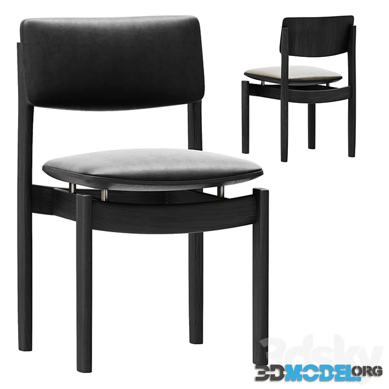 172 Bow Dining Chair Upholstered Back