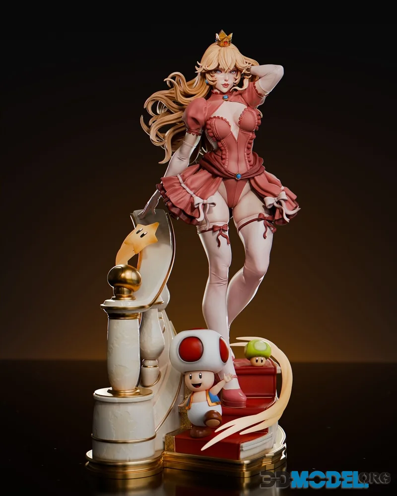 Abe3D - Princess Peach – Printable