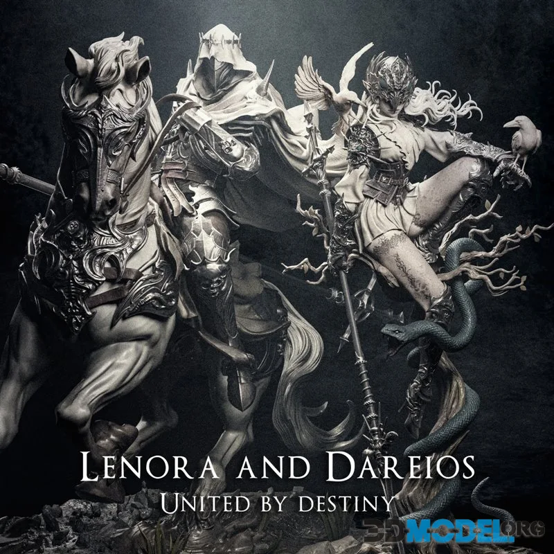 CA 3D Studios - Lenora Dareios Diorama – Printable