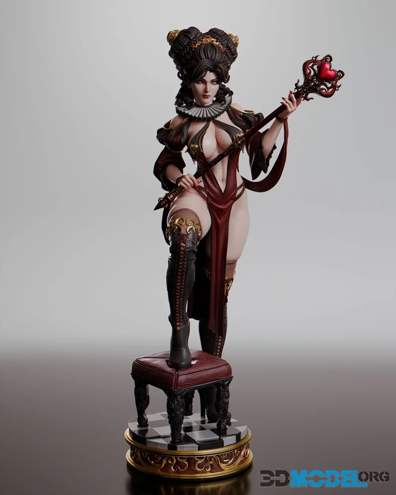 Abe3D - Queen of Hearts – Printable