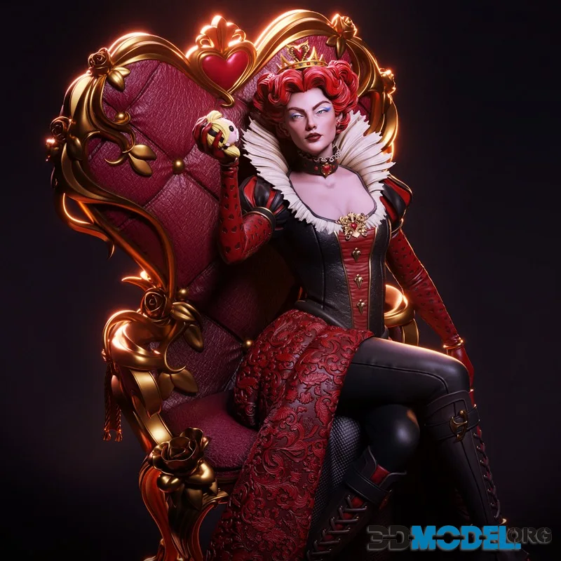 CA 3D Studios - Red Queen – Printable
